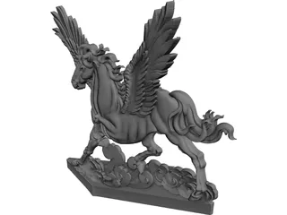 Pegasus 3D Model preview
