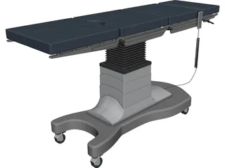 Surgical Table 3D Model preview