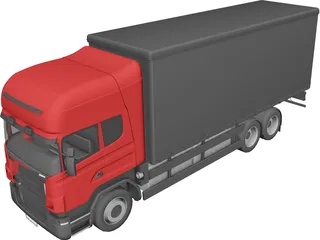 MAN Truck 3D Model preview