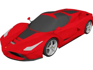 Ferrari LaFerrari (F70) (2014) 3D Model preview