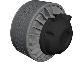 Lynch 170 Motor 3D Model preview