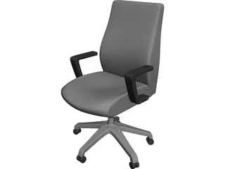 Conference Room Chair 3D Model preview