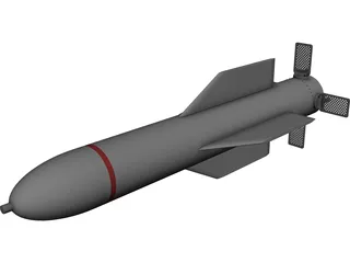 Massive Ordnance Penetraor (MOAB) 3D Model preview