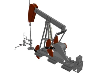 Oil Pump 3D Model preview