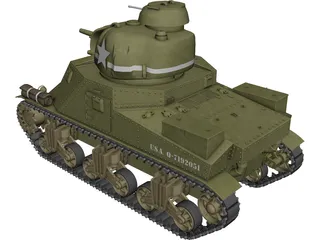 M3 Lee 3D Model preview