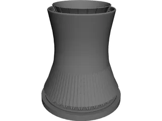 Nuclear Plant 3D Model preview