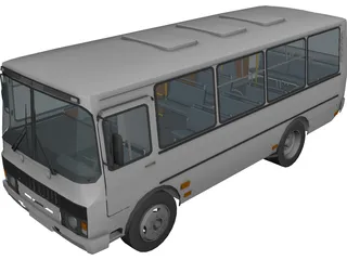 PAZ 3205 3D Model preview