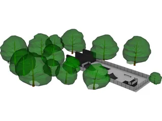 Skate Park 3D Model preview