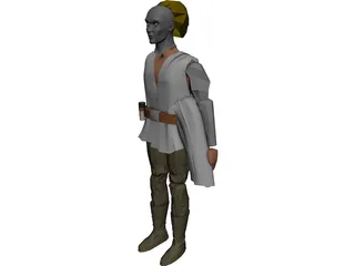 Star Wars Luke SkyWalker 3D Model preview