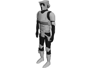 Star Wars Scout 3D Model preview