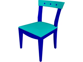Desk Chair 3D Model preview