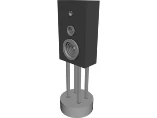 Speaker 3D Model preview