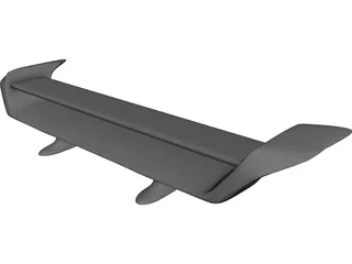 Spoiler 3D Model preview