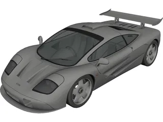McLaren F1 3D Model preview