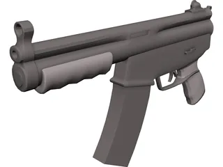 MP5 3D Model preview