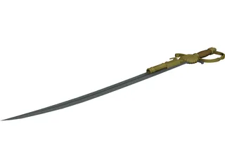Flinlock Cutlass 3D Model preview