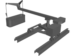Window Crane (Small) 3D Model preview