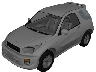 Toyota RAV4 (2000) 3D Model preview
