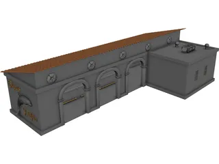 Bar Small 3D Model preview