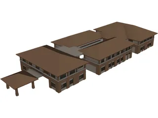 Multi Purpose Building 3D Model preview