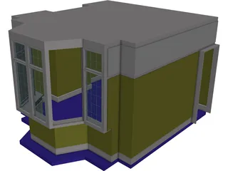 Lounge Room 3D Model preview