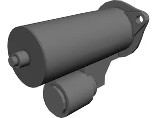 Starter Motor 3D Model preview
