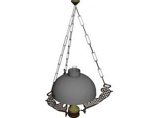 Suspension Light 3D Model preview