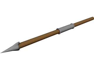 Short Roman Spear 3D Model preview