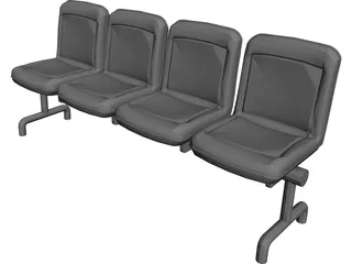 Clinic Chair 3D Model preview