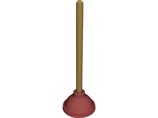 Plunger 3D Model preview