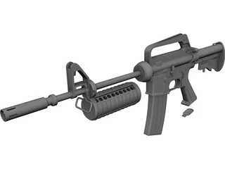 Rifle 3D Model preview