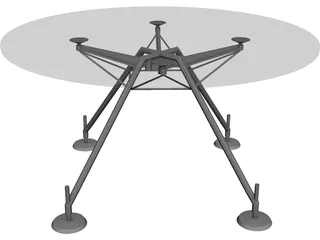 Table Hi-Tech 3D Model preview
