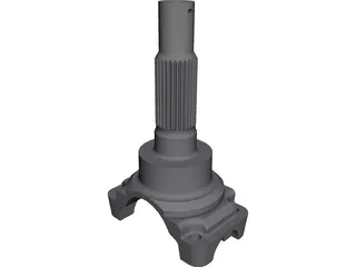 Transmission Yoke - Driveshaft 3D Model preview