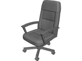 Office Chair 3D Model preview