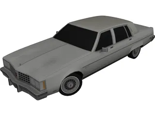 Oldsmobile Regency (1980) 3D Model preview
