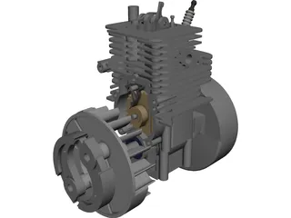 Honda GX 31 3D Model preview