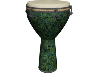 Djembe Remo 3D Model preview