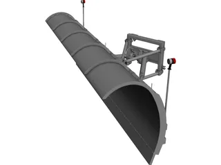 Snow Plower 3D Model preview