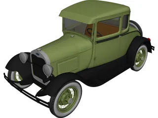 Ford Model A (1939) 3D Model preview