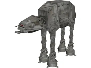 Star Wars Imperial Walker (AT-AT) 3D Model preview