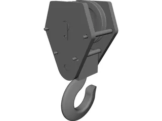 Crane Hook 3D Model preview