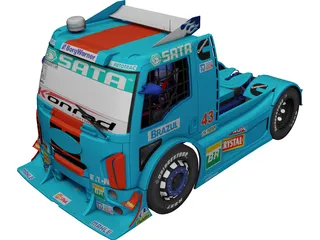 Ford Cargo DF Motorsport 3D Model preview