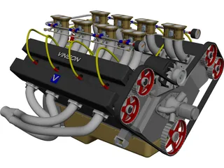 Vinson Engine 3D Model preview