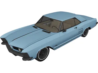 Buick Riviera (1963) 3D Model preview