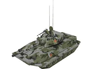 WZ-213 Type 99 Dragon Lance Modern Chinese Tank 3D Model preview