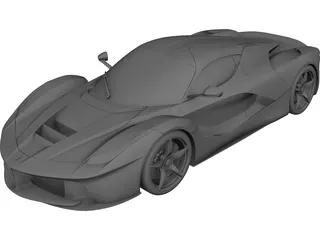 Ferrari LaFerrari 3D Model preview