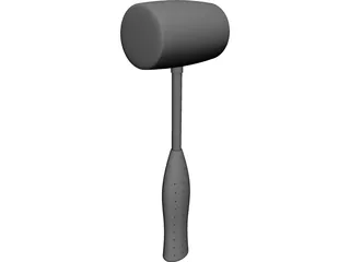 Rubber Hammer 3D Model preview