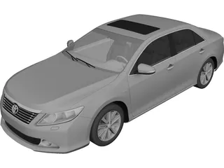 Toyota Camry (2011) 3D Model preview