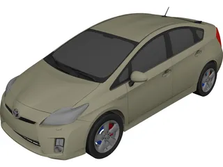 Toyota Prius 3D Model preview