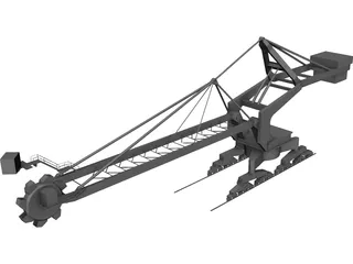 Reclaimer Stacker 3D Model preview